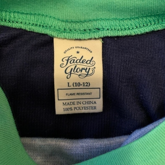 FADED Glory Size Large Kids Next Level Gamer Thermal Long Sleeve Top (832) - Picture 3 of 5